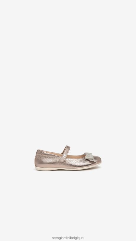 chaussure être NeroGiardini fille art. i332741f ballerines en cuir Leo F2F08N473