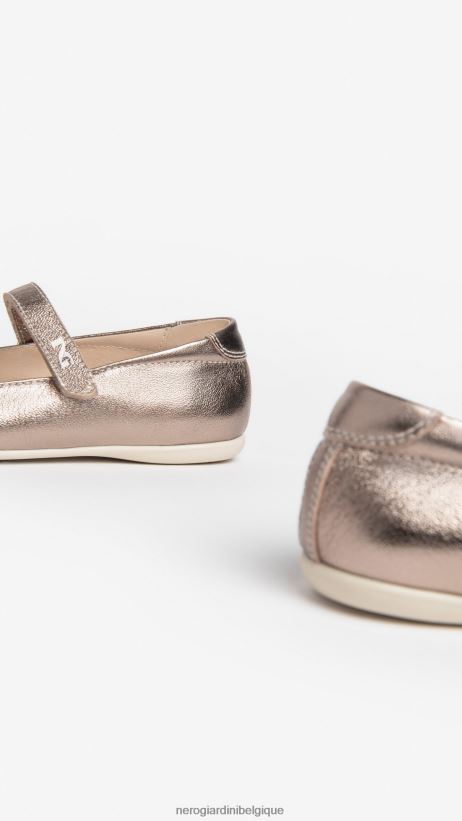 chaussure être NeroGiardini fille art. i332741f ballerines en cuir Leo F2F08N473