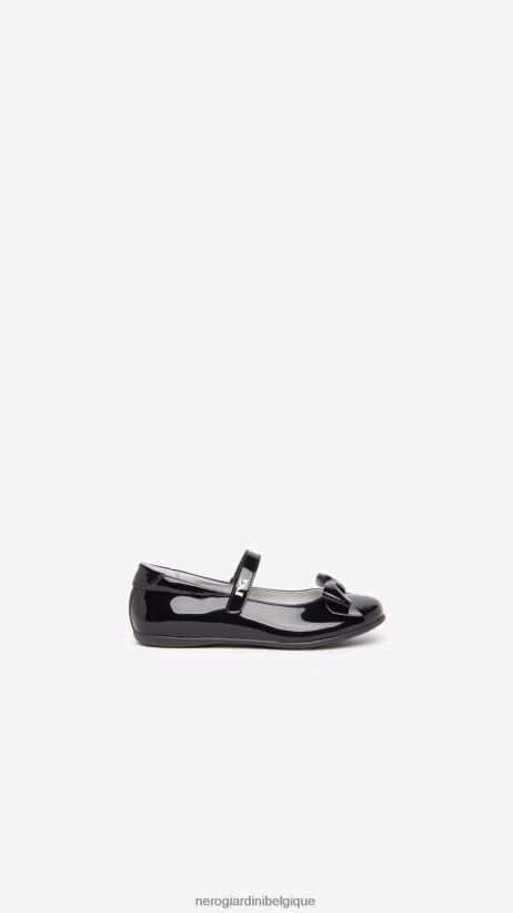 chaussure être NeroGiardini fille art. i332742f ballerines en tissu technique noir F2F08N457