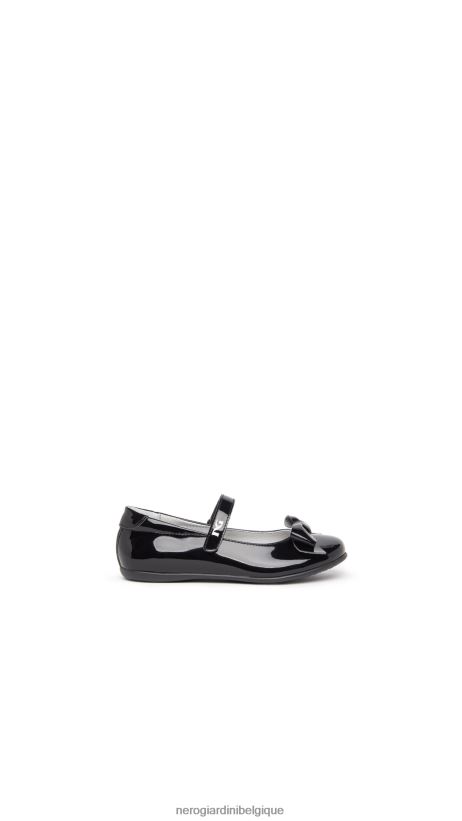 chaussure être NeroGiardini fille art. i332742f ballerines en tissu technique noir F2F08N457
