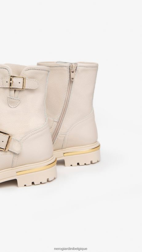 chaussure être NeroGiardini fille art. i332792f bottines en cuir beige F2F08N489