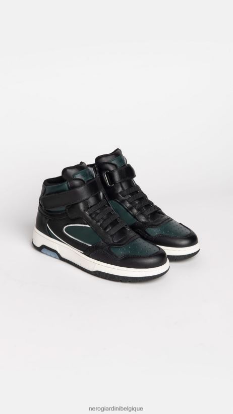 chaussure être NeroGiardini garçon art. baskets en cuir i334530m noir F2F08N449