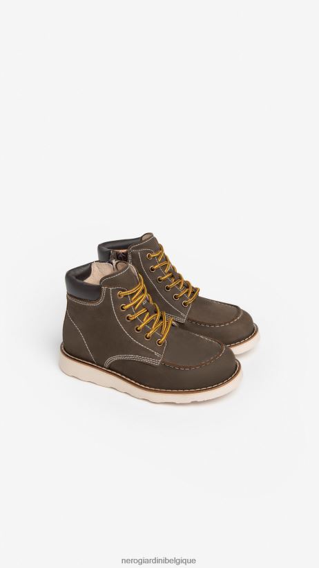 chaussure être NeroGiardini garçon art. i334570m bottines en cuir bosco F2F08N456