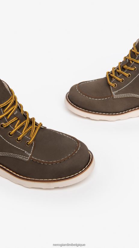 chaussure être NeroGiardini garçon art. i334570m bottines en cuir bosco F2F08N456