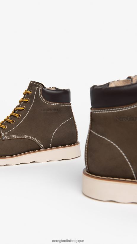 chaussure être NeroGiardini garçon art. i334570m bottines en cuir bosco F2F08N456