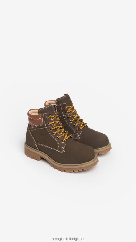 chaussure être NeroGiardini garçon art. i334580m bottines en cuir bosco F2F08N455