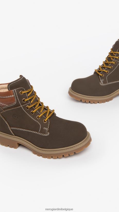 chaussure être NeroGiardini garçon art. i334580m bottines en cuir bosco F2F08N455