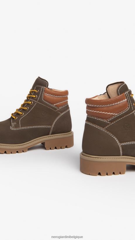 chaussure être NeroGiardini garçon art. i334580m bottines en cuir bosco F2F08N455