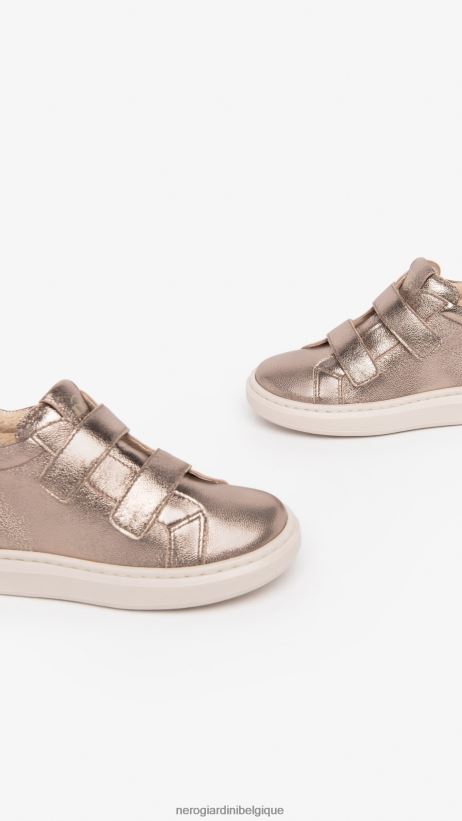 chaussure être NeroGiardini fille art. i327536f baskets en cuir junior Leo F2F08N411