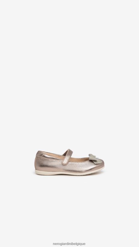 chaussure être NeroGiardini fille art. i327541f ballerines junior en cuir Leo F2F08N423