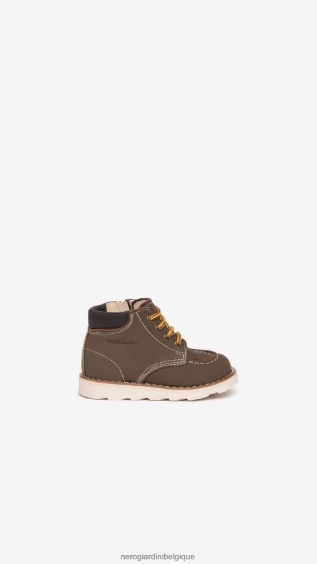 chaussure être NeroGiardini garçon art. i325020m bottines en cuir junior bosco F2F08N388