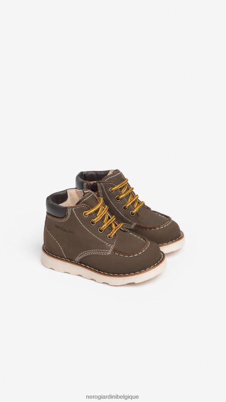chaussure être NeroGiardini garçon art. i325020m bottines en cuir junior bosco F2F08N388