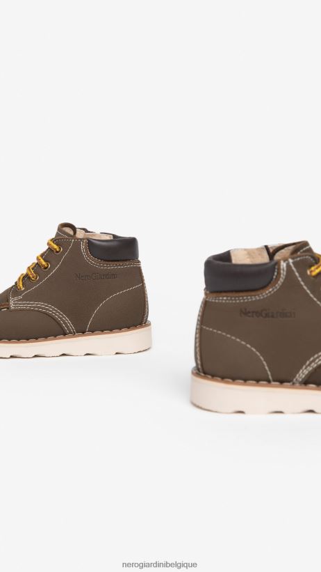 chaussure être NeroGiardini garçon art. i325020m bottines en cuir junior bosco F2F08N388