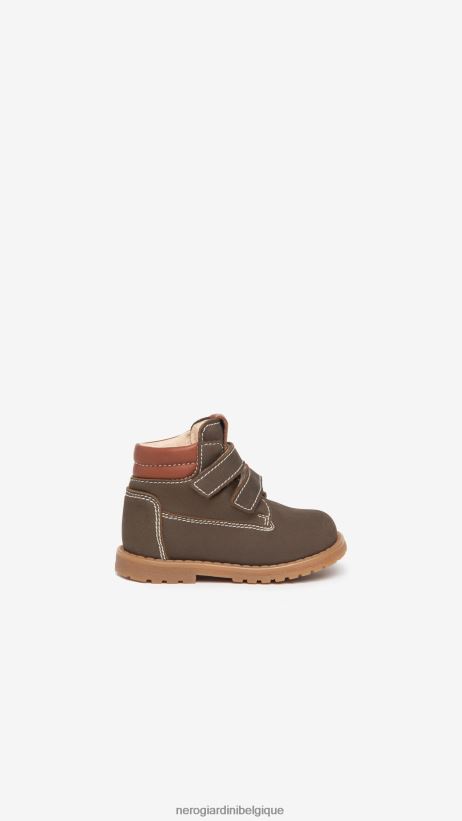 chaussure être NeroGiardini garçon art. i325031m bottines en cuir junior bosco F2F08N389