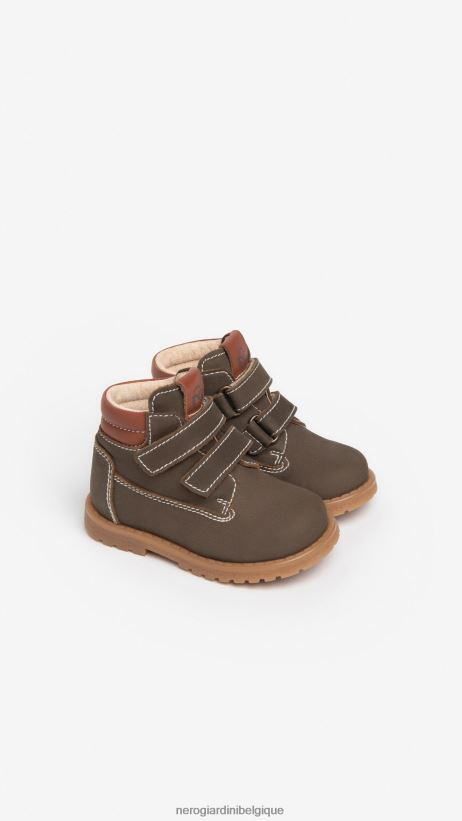 chaussure être NeroGiardini garçon art. i325031m bottines en cuir junior bosco F2F08N389