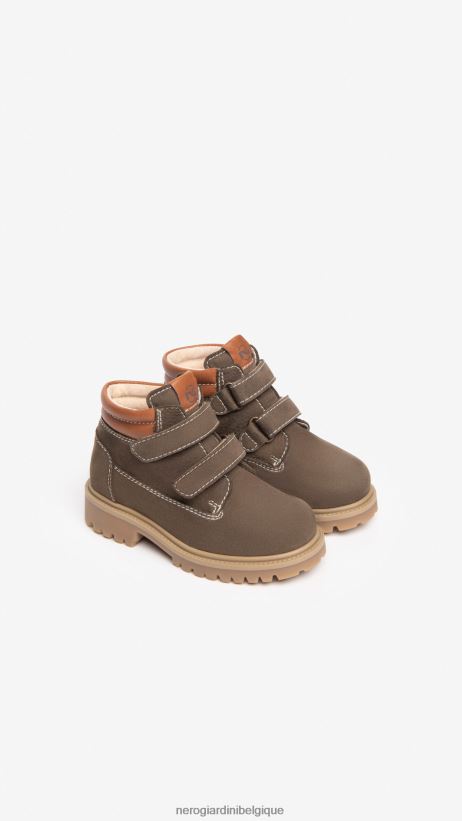 chaussure être NeroGiardini garçon art. i329031m bottines junior en cuir bosco F2F08N394
