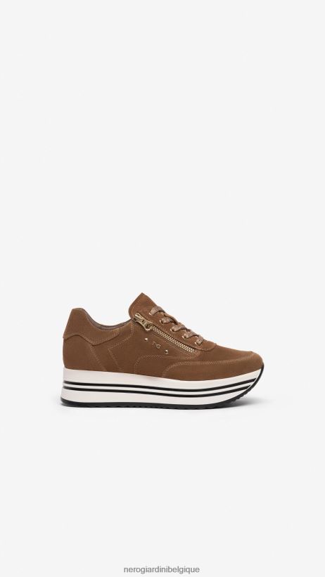 chaussure être NeroGiardini femmes art. i308382d baskets en daim malto F2F08N15