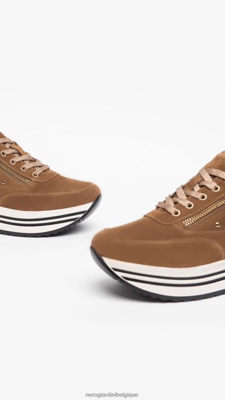 chaussure être NeroGiardini femmes art. i308382d baskets en daim malto F2F08N15