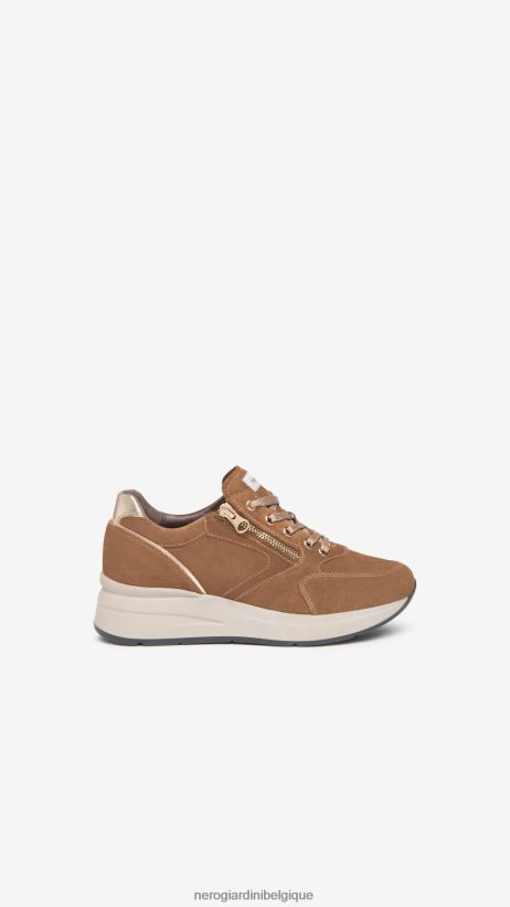 chaussure être NeroGiardini femmes art. i308371d baskets en daim malto F2F08N20