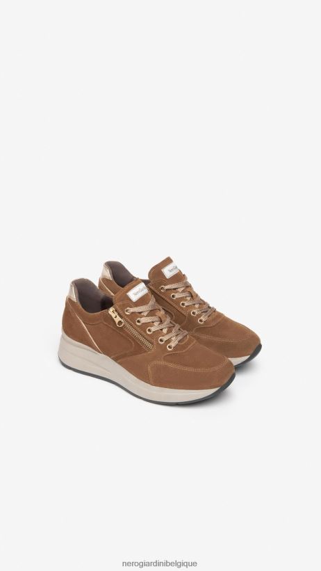chaussure être NeroGiardini femmes art. i308371d baskets en daim malto F2F08N20