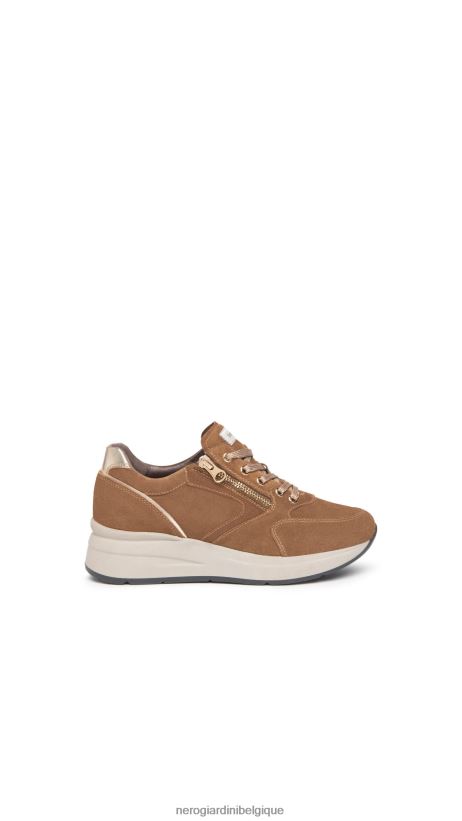 chaussure être NeroGiardini femmes art. i308371d baskets en daim malto F2F08N20