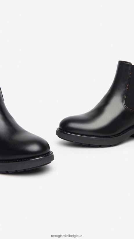 chaussure être NeroGiardini femmes art. bottines chelsea en cuir i309000d noir F2F08N220