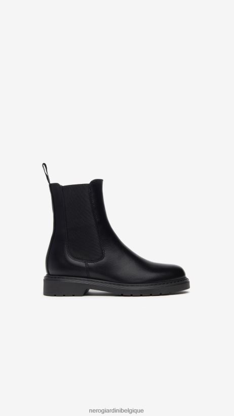 chaussure être NeroGiardini femmes art. i205990d bottines chelsea en cuir noir F2F08N218