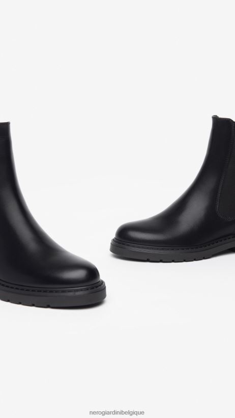 chaussure être NeroGiardini femmes art. i205990d bottines chelsea en cuir noir F2F08N218