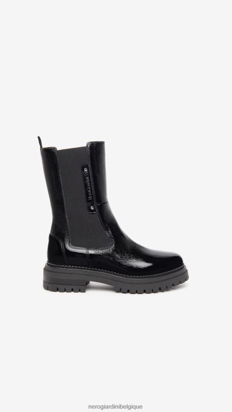chaussure être NeroGiardini femmes art. i308951d bottines chelsea en cuir noir F2F08N222