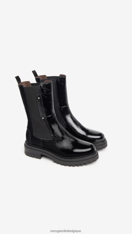 chaussure être NeroGiardini femmes art. i308951d bottines chelsea en cuir noir F2F08N222