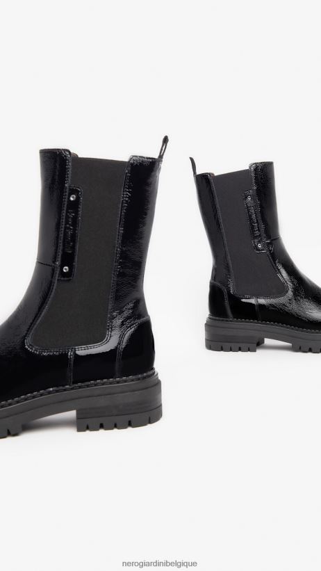 chaussure être NeroGiardini femmes art. i308951d bottines chelsea en cuir noir F2F08N222