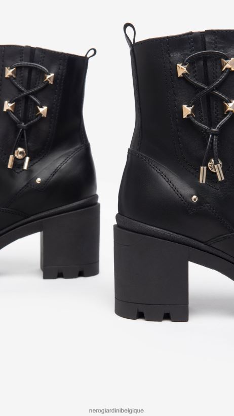 chaussure être NeroGiardini femmes art. i309020d bottines en cuir noir F2F08N224