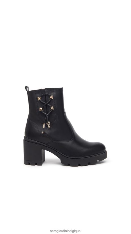 chaussure être NeroGiardini femmes art. i309020d bottines en cuir noir F2F08N224