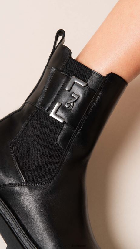 chaussure être NeroGiardini femmes art. i309150d bottines chelsea en cuir noir F2F08N209
