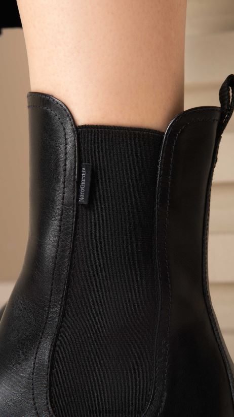 chaussure être NeroGiardini femmes art. i309153d bottines chelsea en daim noir F2F08N208