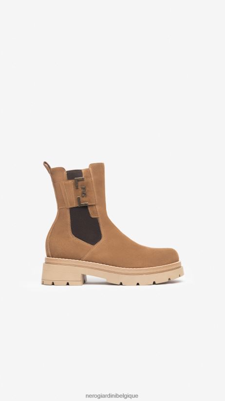 chaussure être NeroGiardini femmes art. i309155d bottines chelsea en daim malto F2F08N227