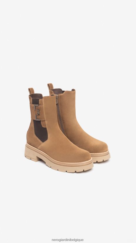 chaussure être NeroGiardini femmes art. i309155d bottines chelsea en daim malto F2F08N227