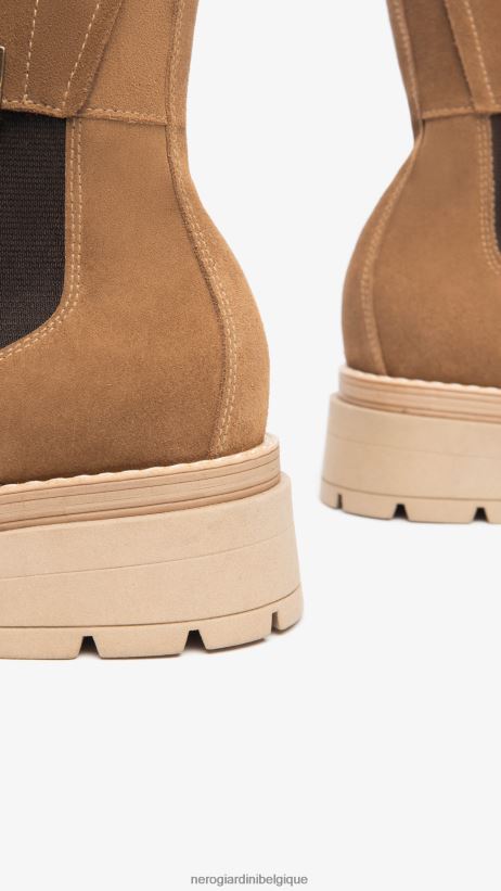 chaussure être NeroGiardini femmes art. i309155d bottines chelsea en daim malto F2F08N227