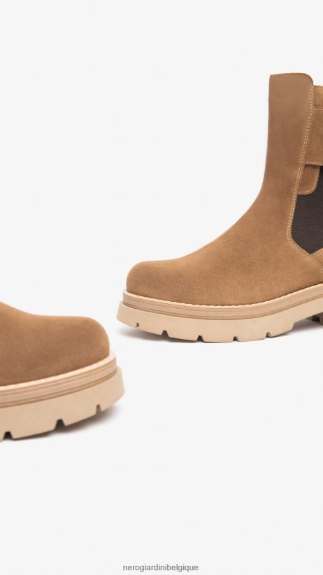 chaussure être NeroGiardini femmes art. i309155d bottines chelsea en daim malto F2F08N227
