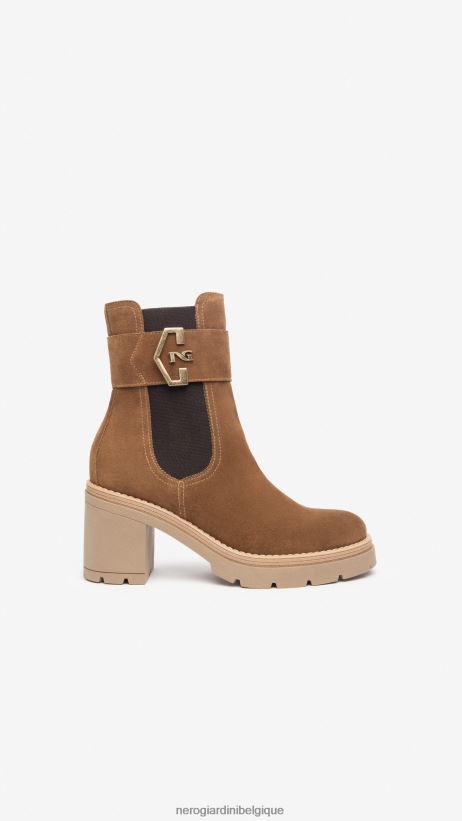chaussure être NeroGiardini femmes art. i309159d bottines chelsea en daim malto F2F08N219