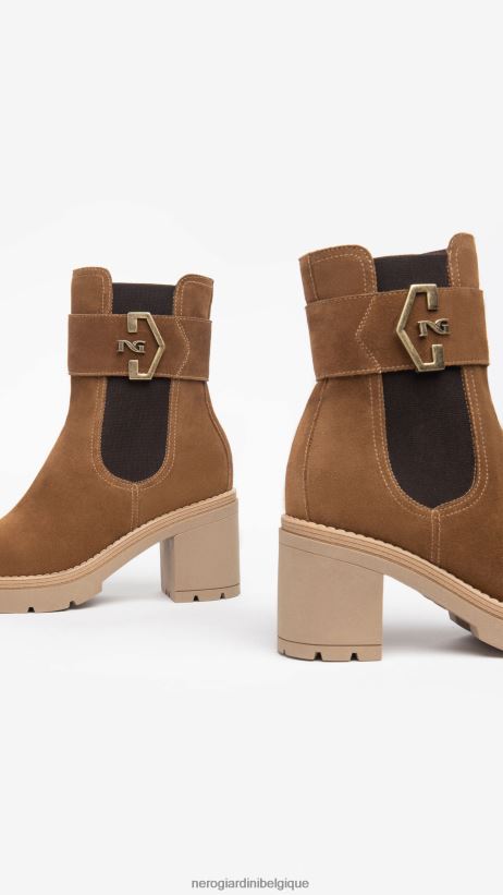 chaussure être NeroGiardini femmes art. i309159d bottines chelsea en daim malto F2F08N219