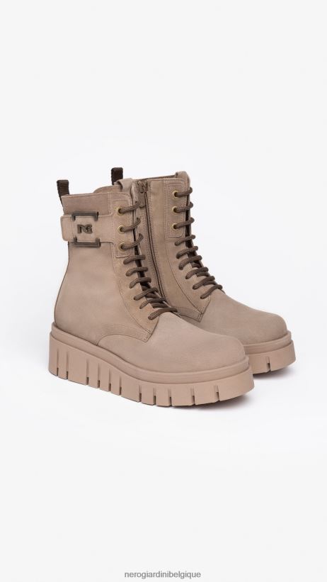 chaussure être NeroGiardini femmes art. i309093d bottines militaires en daim Talpa F2F08N110