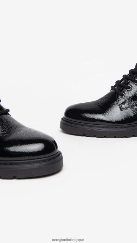 chaussure être NeroGiardini femmes art. bottes de combat brevetées i309180d noir F2F08N121