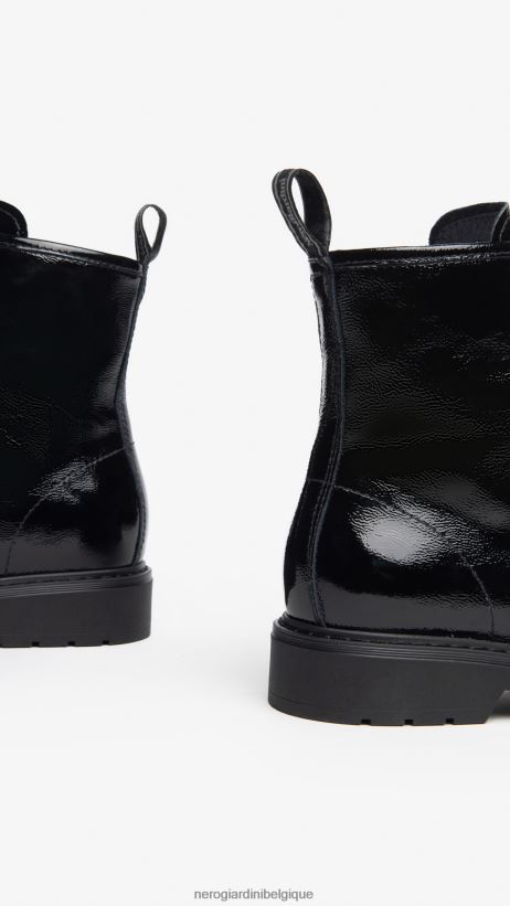 chaussure être NeroGiardini femmes art. bottes de combat brevetées i309180d noir F2F08N121