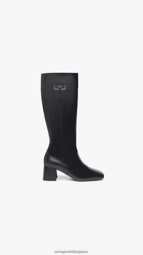 chaussure être NeroGiardini femmes art. i308658de bottes en cuir noir F2F08N266