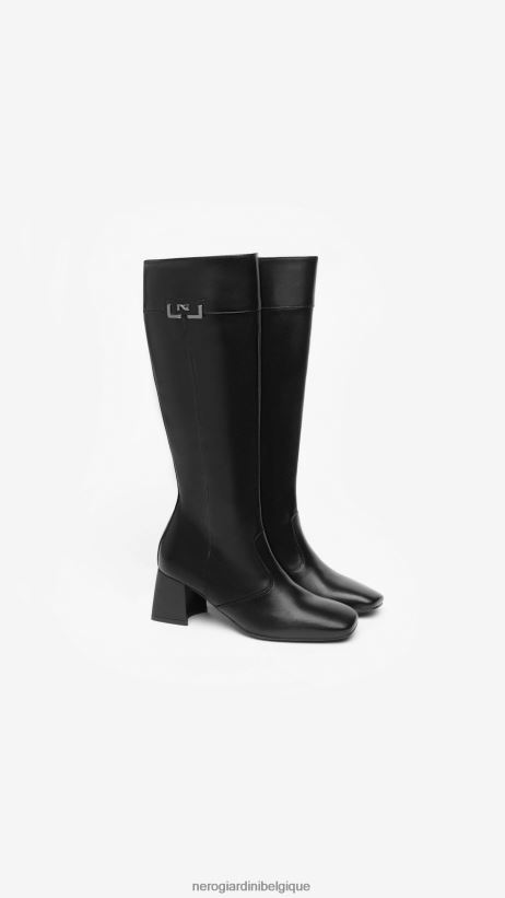chaussure être NeroGiardini femmes art. i308658de bottes en cuir noir F2F08N266