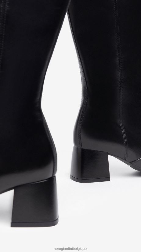 chaussure être NeroGiardini femmes art. i308658de bottes en cuir noir F2F08N266