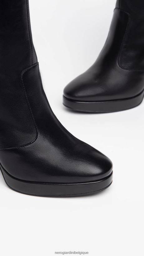 chaussure être NeroGiardini femmes art. i308723de bottes en cuir noir F2F08N257