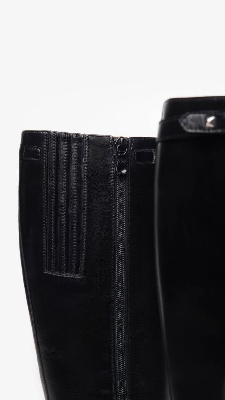 chaussure être NeroGiardini femmes art. i308723de bottes en cuir noir F2F08N257