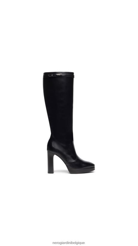 chaussure être NeroGiardini femmes art. i308723de bottes en cuir noir F2F08N257
